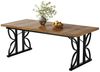 Tribesigns Esstisch Rechteckiger Esstisch, Industrieller Küchentisch für 6-8, 180 x 80 cm Bild 2