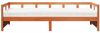 vidaXL Tagesbett mit Matratze Wachsbraun 90x200 cm Massivholz Kiefer 3321052 Bild 3