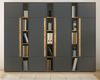 Aktenschrank Set Center in grau matt und Eiche Wotan 260 x 200 cm Bild 2