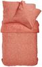 Janine Messina Mako-Satin Bettwäsche 155x220 Wende Blätter koralle 43105-01 Bild 2