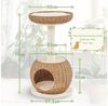 Yaheetech Kratzbaum 75 cm (H), mit Katzenkorb & Liegemulde & Hängender Plüschball Bild 4