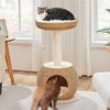 Yaheetech Kratzbaum 75 cm (H), mit Katzenkorb & Liegemulde & Hängender Plüschball Bild 3
