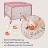 Lionelo Mille Plus 2-in-1 Reisebett und Laufgitter bis 15 kg 0-36 Monate, seitlicher Eingang, 3D-Matratze, 2 Räder mit Bremse für einfaches Zusammenklappen, Tragetasche Bild 4