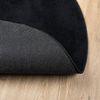 vidaXL Teppich OVIEDO Kurzflor Schwarz Ø 160 cm 375568 Bild 5