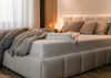 Selsey Bett Polsterbett 180x200 cm Boucle Gewebe Reißfest Cloudy Hellbeige Bild 4