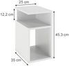 Nachttisch Elios Weiß 2er Set Vicco Bild 2