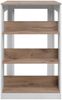 Calicosy 'TAMPA' Esstisch mit 3 Ablagefächern Eiche und Weiß L92cm - Helles Holz Bild 5