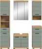 Xonox Scout Badkombination (B/H/T: 164x191x34 cm) in Salbei und Artisan Eiche Nachbildung Bild 2