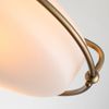 Elstead Lighting Griffin Deckenleuchte Messing Glas opal Bild 2