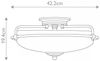 Elstead Lighting Griffin Deckenleuchte Messing Glas opal Bild 5