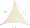 Dreieck Sonnensegel PES beige Bild 4
