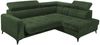 Ecksofa Bavaro elektronischer Sitztiefenverstellung und Breitcord-Bezug Ed Exciting Design Bild 2