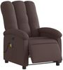 vidaXL Massagesessel Elektrisch Dunkelbraun Stoff 3204085 Bild 3