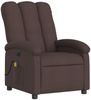 vidaXL Massagesessel Elektrisch Dunkelbraun Stoff 3204085 Bild 4