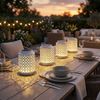 2er Set LED Solarleuchte, weiß, orientalisch, H 18 cm Bild 3