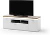 TV-Board >Chalki< in Weiß - 156x57x44cm (BxHxT) Bild 2