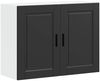vidaXL Küchen-Hängeschrank Porto Schwarz Holzwerkstoff 854068 Bild 2