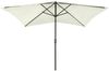 vidaXL Sonnenschirm mit LEDs und Stahl-Mast Sandweiß 2x3 m 313787 Bild 2
