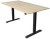 Kerkmann Schreibtisch Sitz- /Stehtisch Move 1 anthrazit 160x80x74-123 cm weiß Bild 5