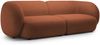 Micadoni Sofa Kate 4-Sitzer Boucle Terrakotta Bild 2