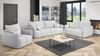 Sofa Designersofa 2-Sitzer MORGANO Stoff Abriamo Hellgrau Bild 3