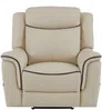 Vente-unique - ADELIO Sessel Leder Beige - B 95 cm x H 102 cm x L 105 cm Bild 3