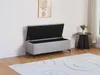 Vente-unique - SABILO Sitzbank Stoff Grau - B 45 cm x H 44 cm x L 120 cm Bild 2