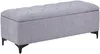 Vente-unique - SABILO Sitzbank Stoff Grau - B 45 cm x H 44 cm x L 120 cm Bild 4