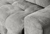 Schlafsofa Designersofa Sofa 3-Sitzer ARIELLE in Stoff Perfect Harmony Steingrau Bild 2