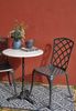 Gartenesstisch Loire aus Marmor, klassisch rund, weiß, für 2–4 Personen, Ø 60 cm Bild 3
