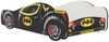 Kids Collective Autobett 70x140, 80x160 cm Kinderbett Jugendbett mit Rausfallschutz (Spielbett Batman Batmobil Bat Car Auto), Bett in schwarz Kinderbett 70x140 cm optional mit Matratze Bild 4