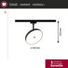 Paulmann 967. 86 URail LED Schienenspot Hildor 850lm 15W 4000K dimmbar 230V Schwarz matt Bild 5