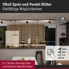 Paulmann 967. 86 URail LED Schienenspot Hildor 850lm 15W 4000K dimmbar 230V Schwarz matt Bild 3