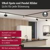 Paulmann 967. 86 URail LED Schienenspot Hildor 850lm 15W 4000K dimmbar 230V Schwarz matt Bild 2