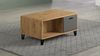 Couchtisch Blanshe in Eiche mit Filz grau 110 cm Bild 5