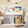 SoBuy KMB01-II-W Kinderregal, MDF, Lackiert, Weiß, 68 x 68 x 30 cm Bild 4