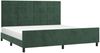 vidaXL Bettgestell ohne Matratze Dunkelgrün 200x200 cm Samt 3125778 Bild 3