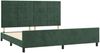 vidaXL Bettgestell ohne Matratze Dunkelgrün 200x200 cm Samt 3125778 Bild 4
