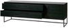 TV Board Silas aus Eschenholz, Schwarz Bild 2