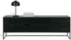 TV Board Silas aus Eschenholz, Schwarz Bild 5
