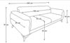 Möbeldreams Sofa Sofa-Set Alena 3-3-1 / Modernes Designer-Sofa, Schlaffunktion Bild 4