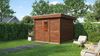 Lugarde Select Modern Gartenhaus Bochum 300x300cm - Braunes Öl Bild 1