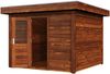 Lugarde Select Modern Gartenhaus Bochum 300x300cm - Braunes Öl Bild 3