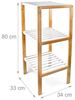 Relaxdays Regal Bambus mit 3 Ablagen Bild 5