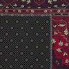 Teppich rot orientalisches Muster 80 x 300 cm Kurzflor VADKADAM Bild 4