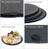 6x Schieferplatten rund Ø30cm Untersetzer Pizza-Teller Servier-Platte Naturschiefer Bild 5
