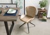 Stuhl Echtleder 61x52x86 beige IRON LABEL #612 Bild 2