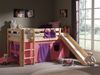 Spielbett Pino mit Rutsche und Textilset "Bella" Bild 2
