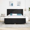 vidaXL LED Boxspringbett mit Matratze Schwarz 180 x 200 cm Stoff 3343042 Bild 4