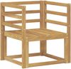 vidaXL Outdoor-Sofagarnitur Massivholz Akazie Weiß 3438958 Bild 2